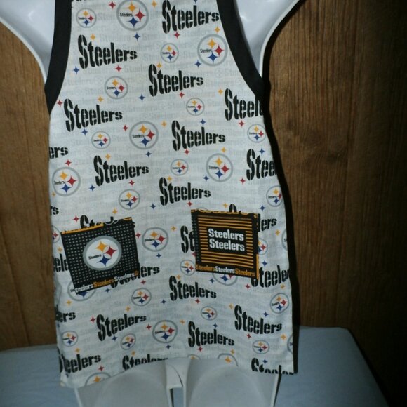 NEW 2 NFL Pittsburgh STEELERS Reversible BBQ Tailgating Aprons  Adult + Child - Picture 11 of 12